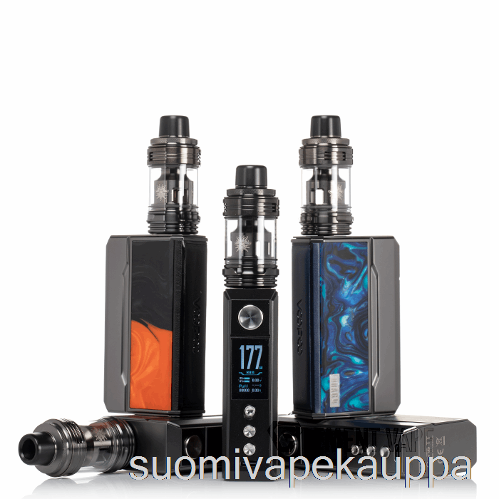 Vape Kauppa Voopoo Drag 4 177w Aloitussarja Ase Metalli + Ocean Blue